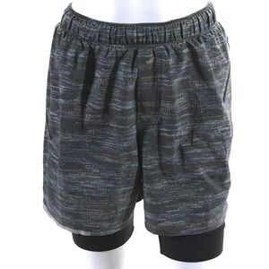 Lululemon Surge Short  7" Lux Reflective‎ Running Athletic Shorts Mens Sz Medium